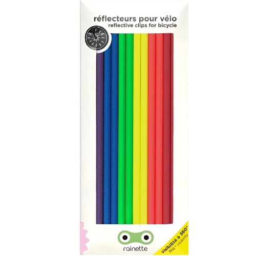 rainette spaakreflectoren zes neon kleuren - groot   | REF-GDFLUO | 0