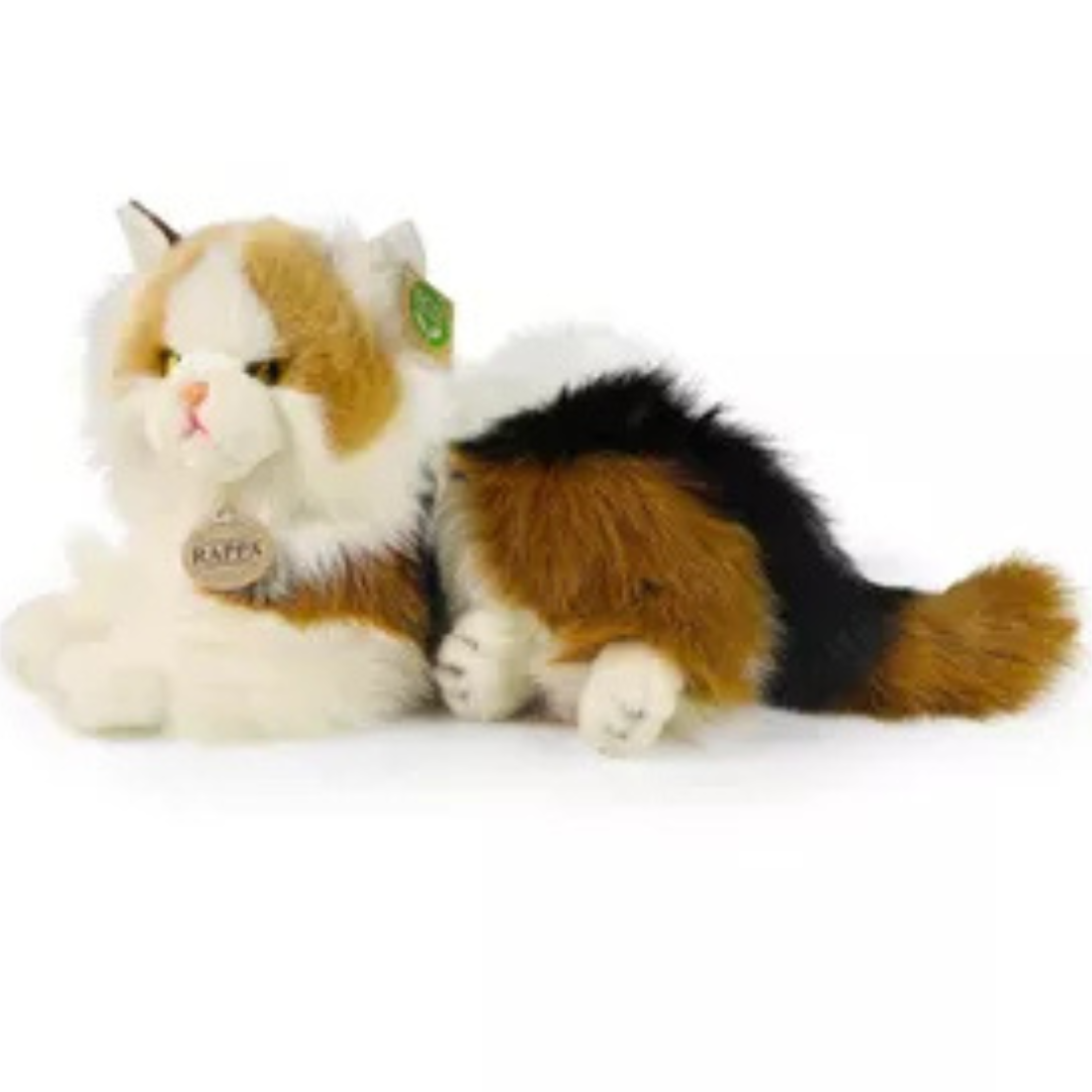 rappa knuffelkat driekleurig - 30 cm | RAP241848 | 0