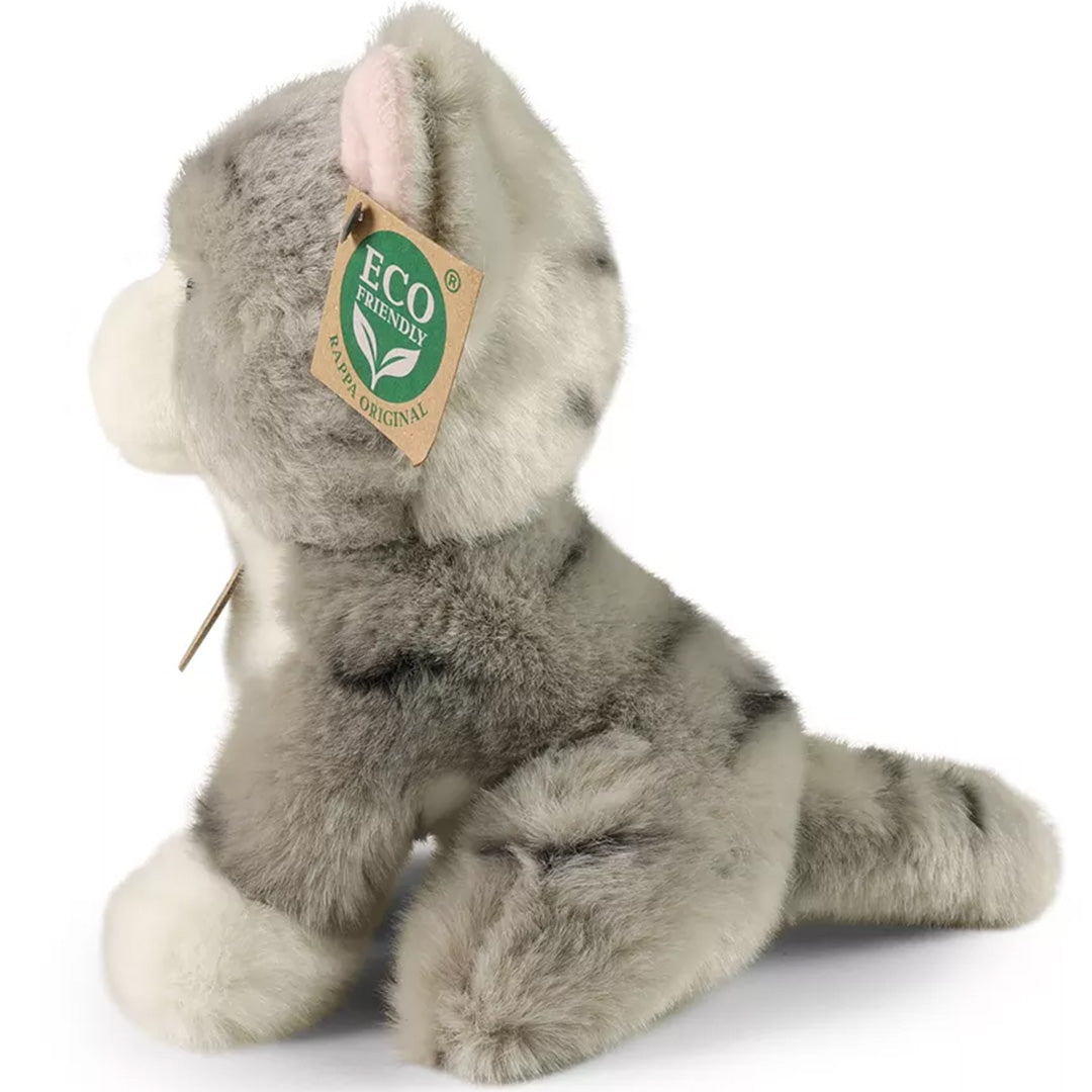 rappa knuffelkat grijs - 18 cm | RAP222595 | 2