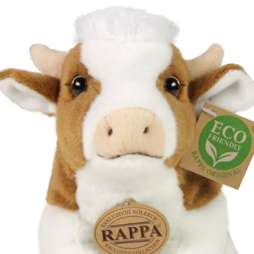 rappa knuffelkoe bruin - 18 cm | RAP201590 | 1