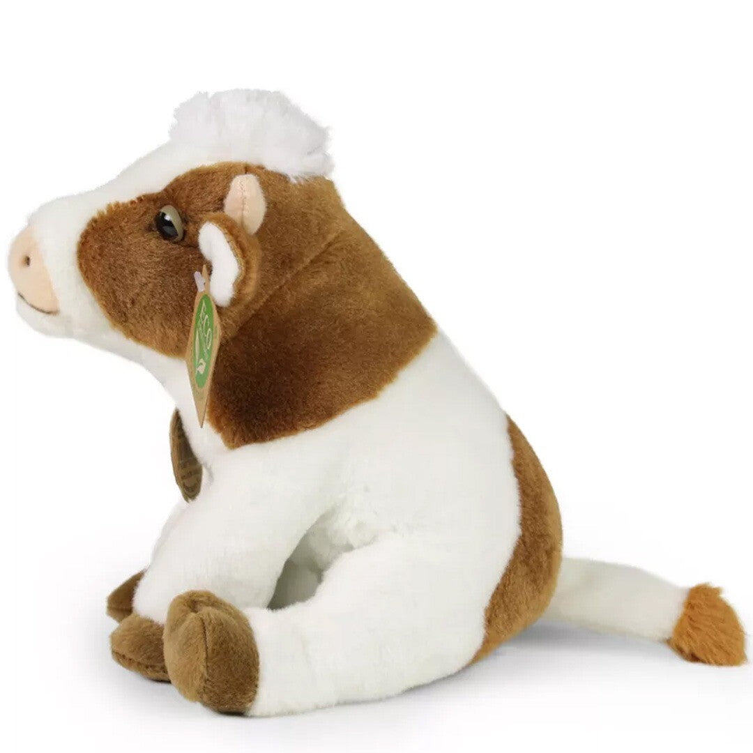 rappa knuffelkoe bruin - 18 cm | RAP201590 | 2