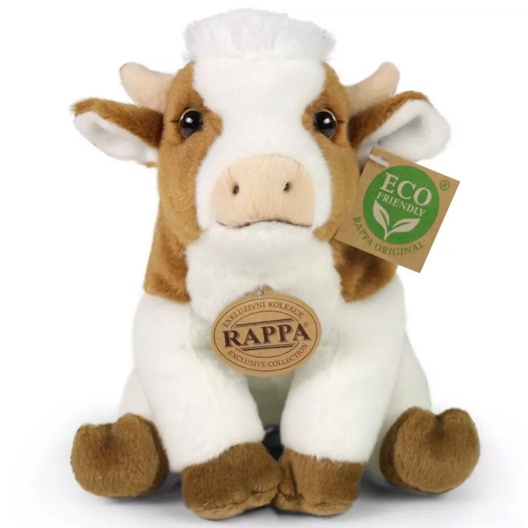 rappa knuffelkoe bruin - 18 cm | RAP201590 | 3
