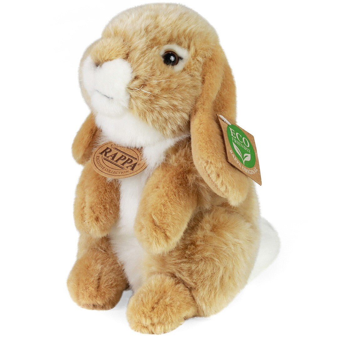 rappa knuffelkonijn staand beige - 18 cm | RAP201835 | 0