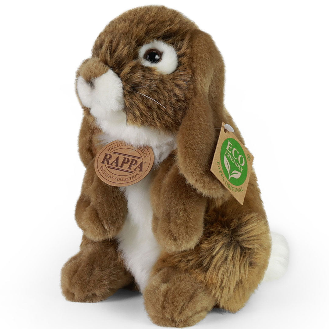 rappa knuffelkonijn staand bruin - 18 cm | RAP201828 | 0