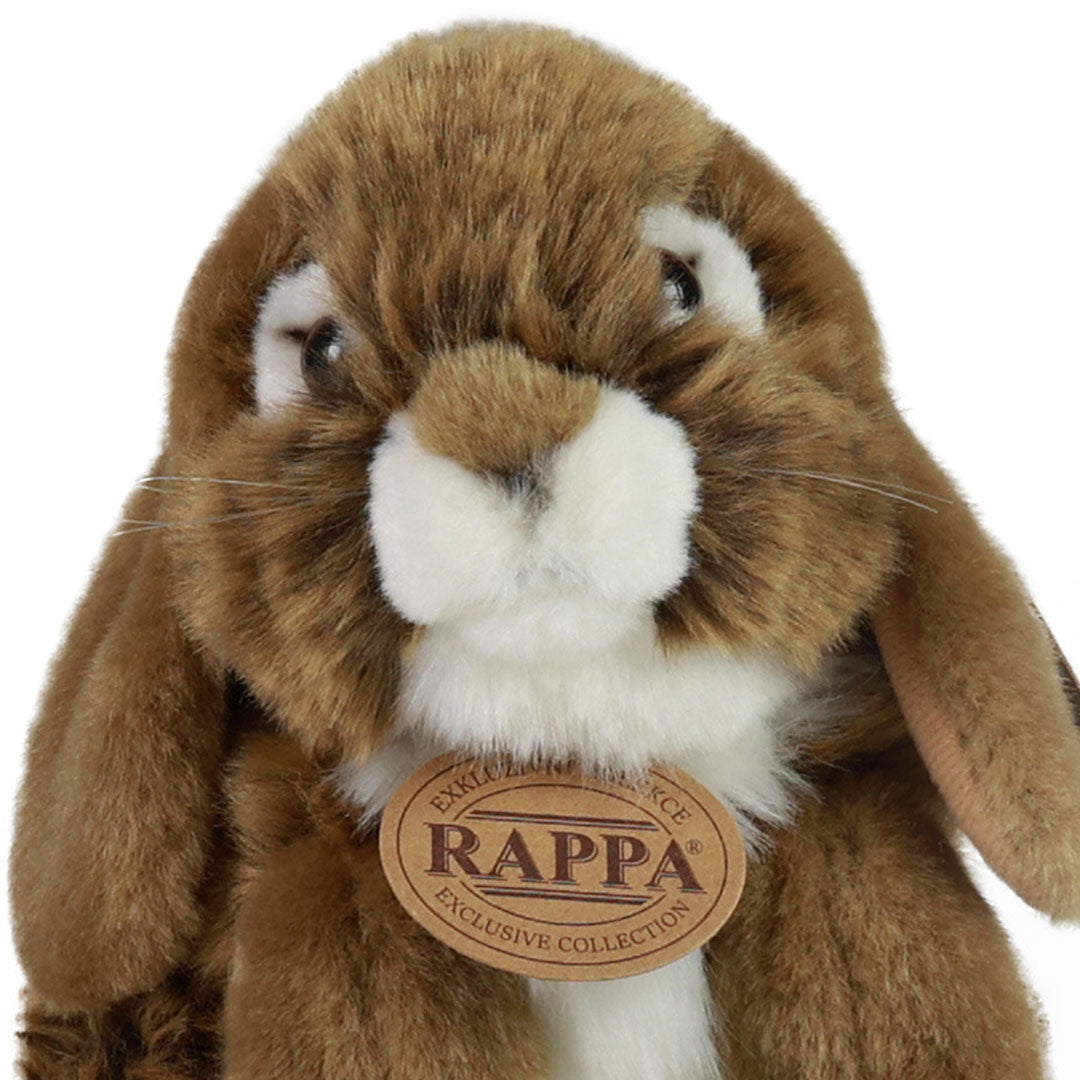 rappa knuffelkonijn staand bruin - 18 cm | RAP201828 | 1