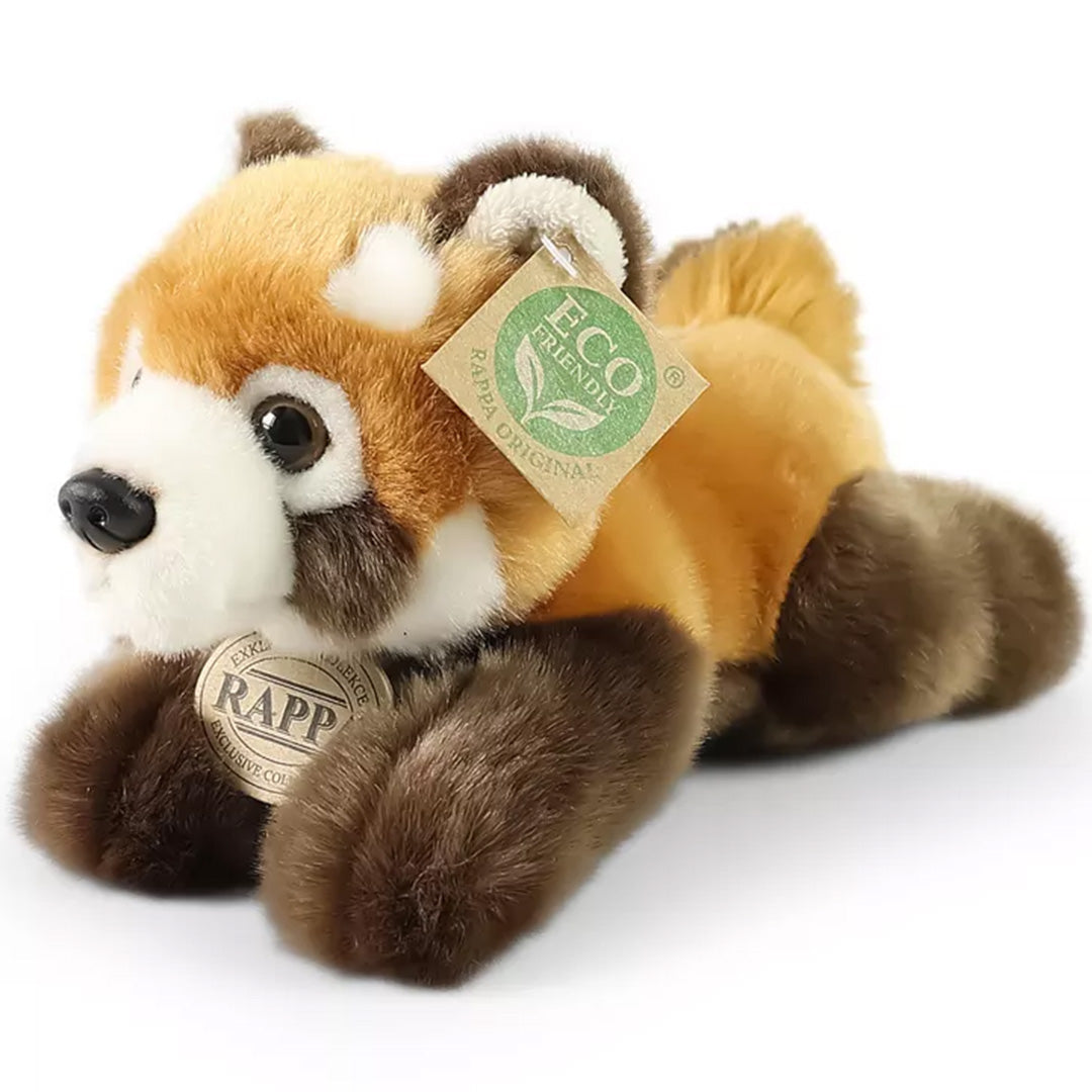 rappa knuffelpanda rood liggend - 20 cm | RAP241909 | 0