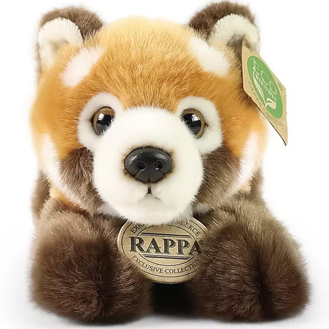 rappa knuffelpanda rood liggend - 20 cm | RAP241909 | 1