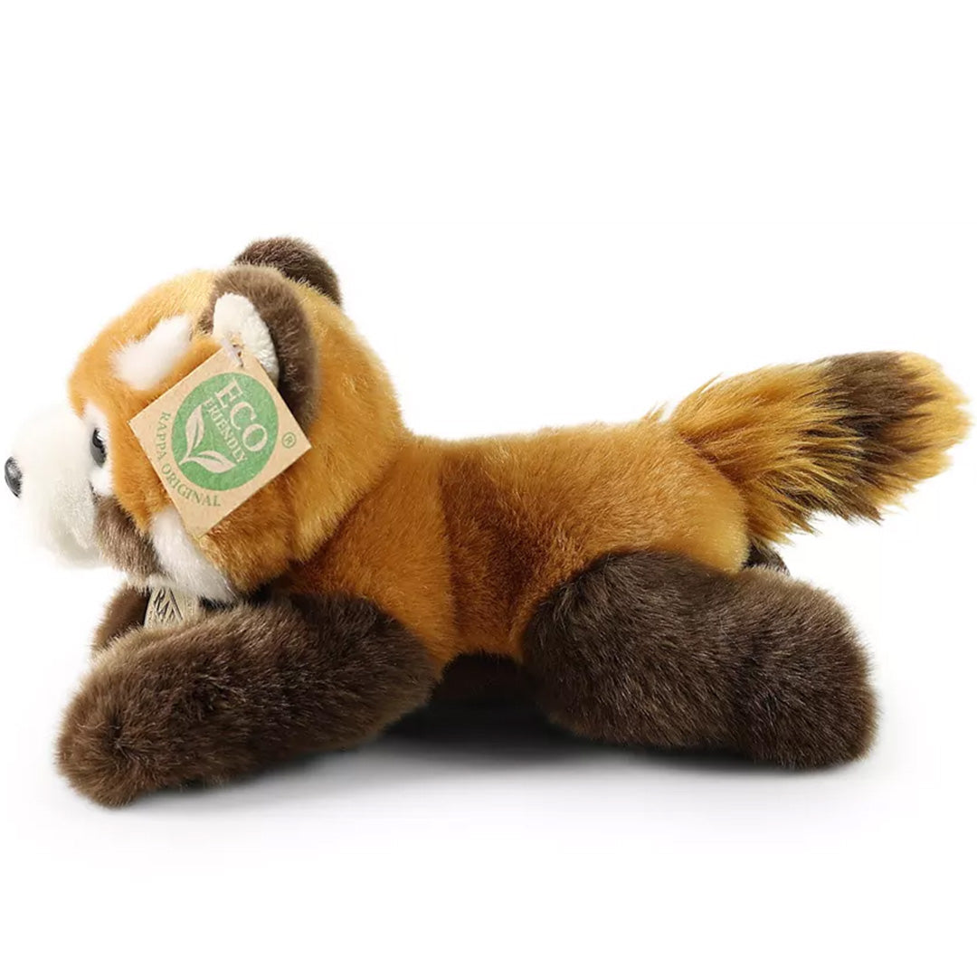 rappa knuffelpanda rood liggend - 20 cm | RAP241909 | 2