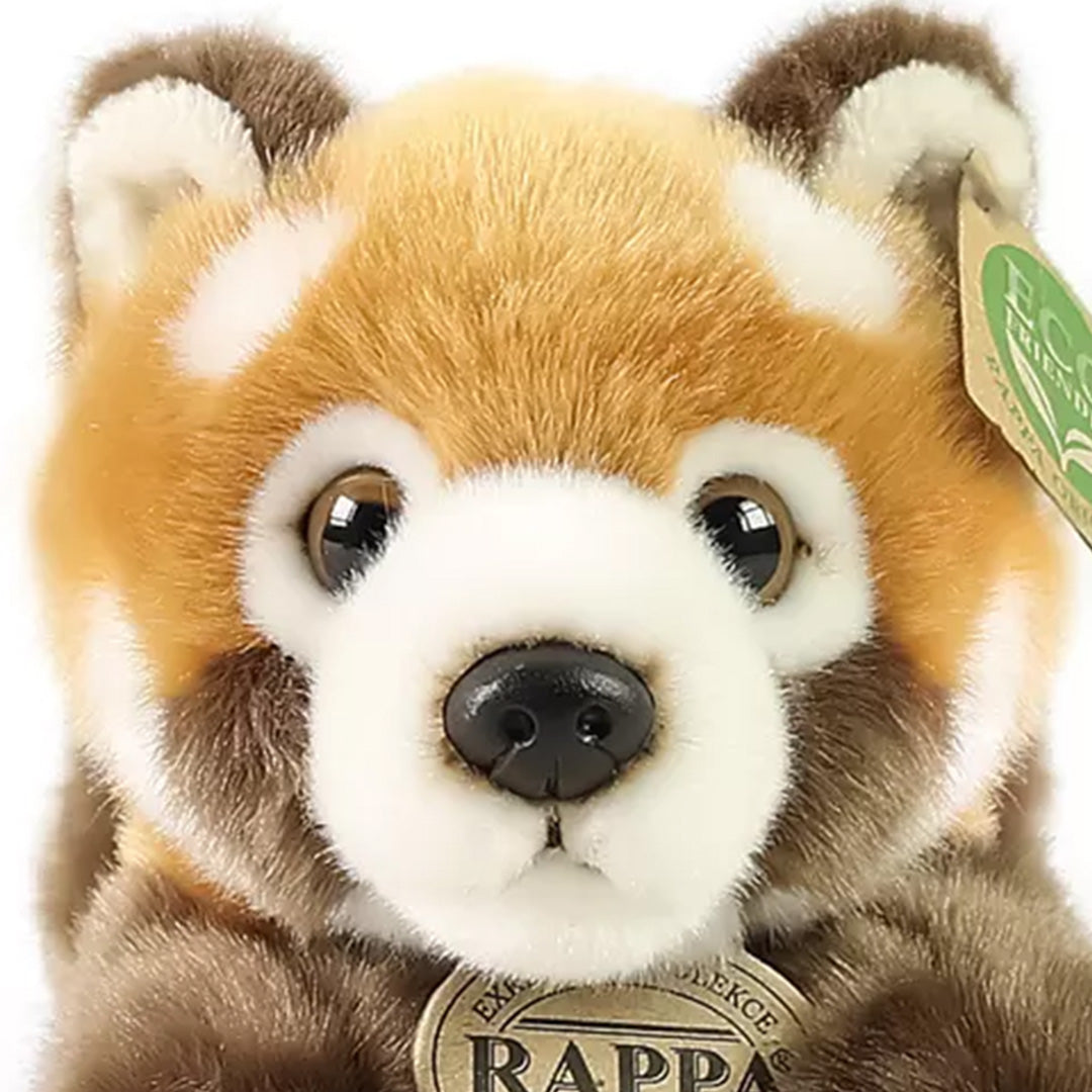 rappa knuffelpanda rood liggend - 20 cm | RAP241909 | 3