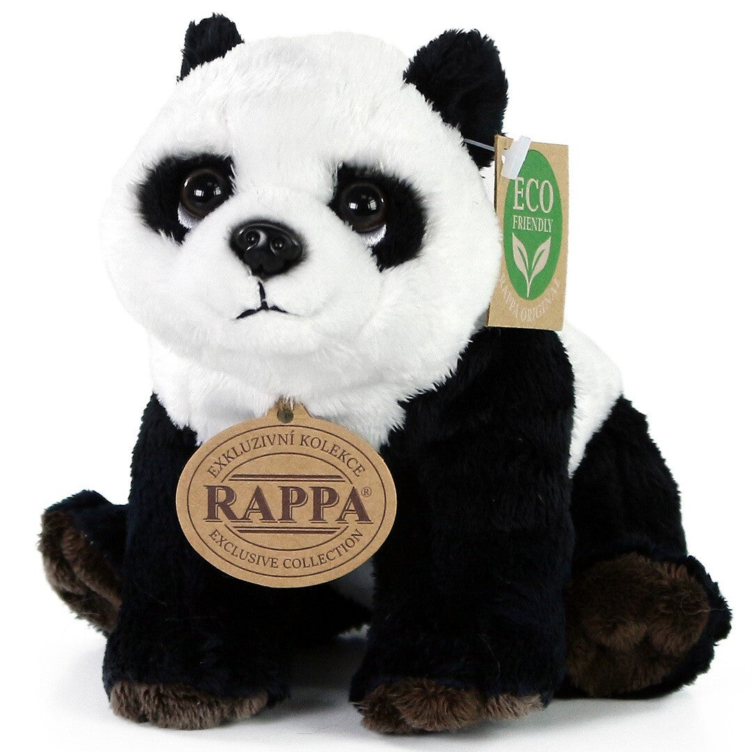 rappa knuffelpanda zittend - 18 cm | RAP201651 | 3