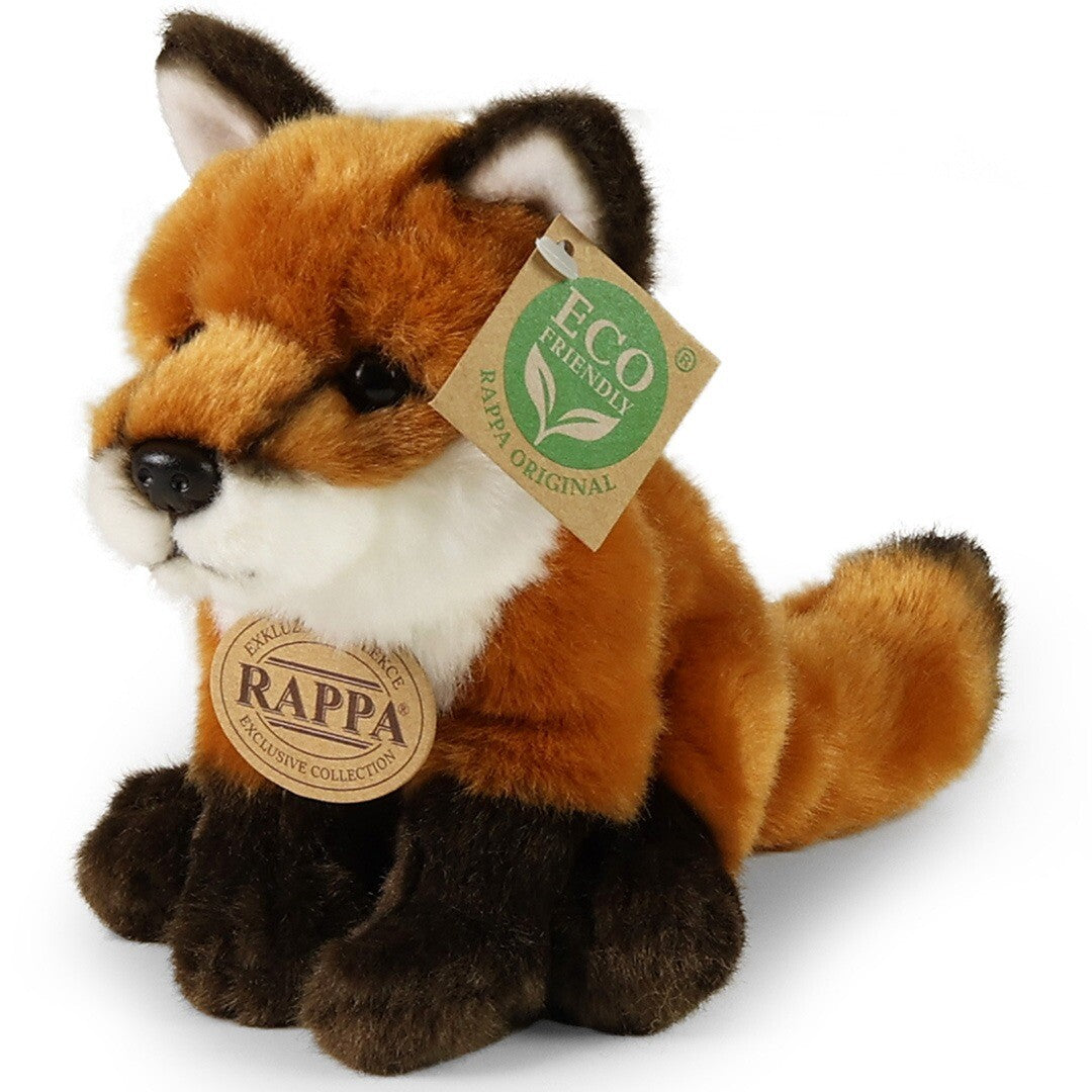 rappa knuffelvos zittend - 18 cm | RAP206137 | 0