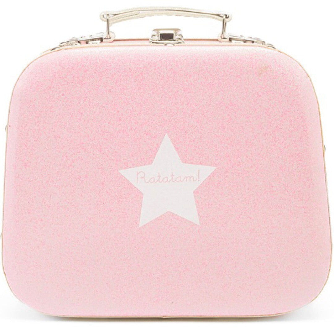 ratatam kinderkoffer glitter roze - 24 cm | V050 | 0
