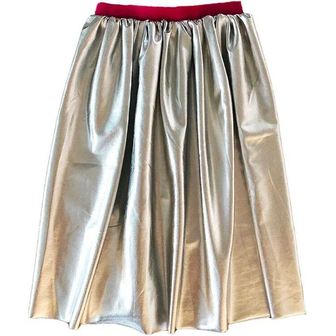 ratatam kinderrok metallic zilver - lang | SD-M006S | 0