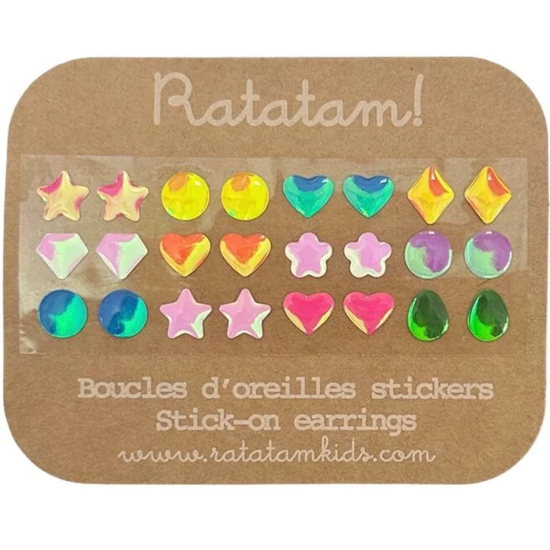 ratatam plakoorbellen - 12 paar | BO-00017 | 0