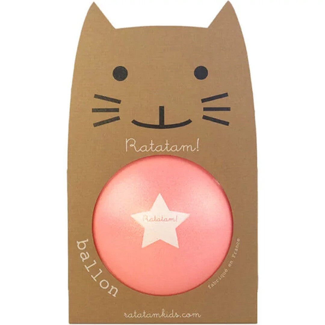 ratatam speelbal glitter - zomer roze - 22 cm | B030-22 | 0