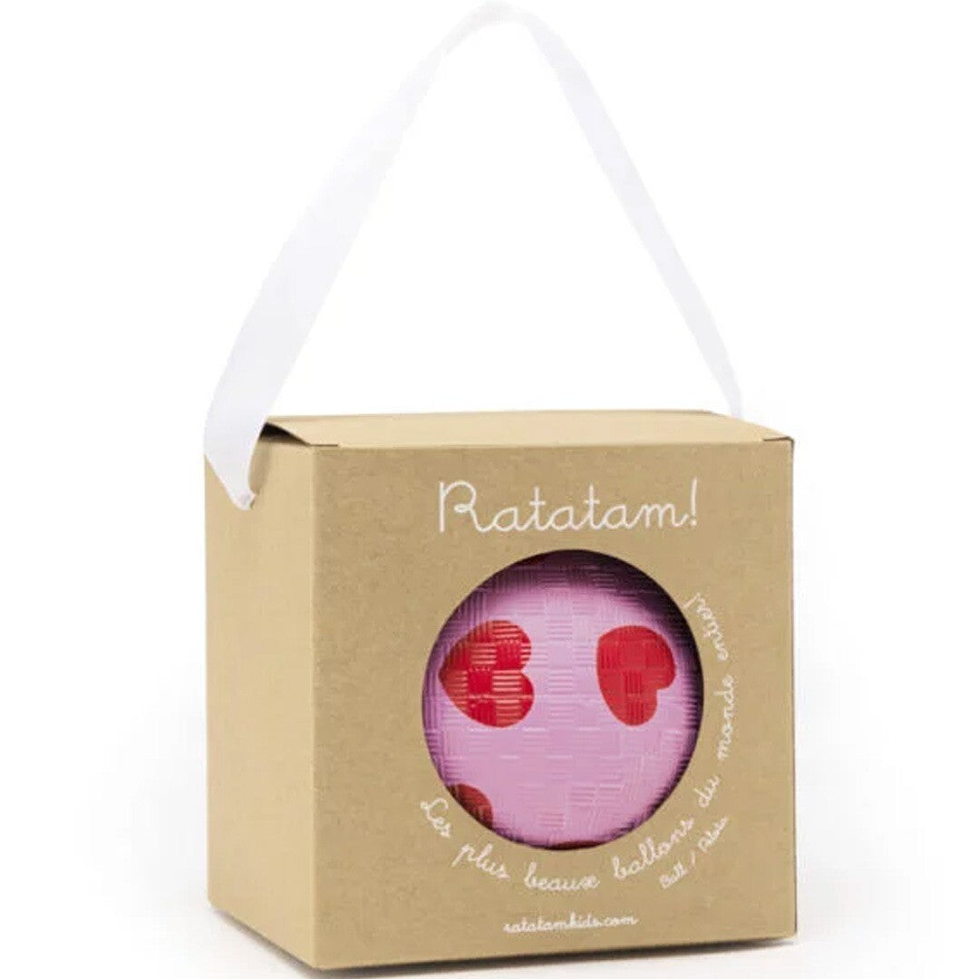 ratatam speelbal hartjes - 12 cm | BLCOE002 | 3