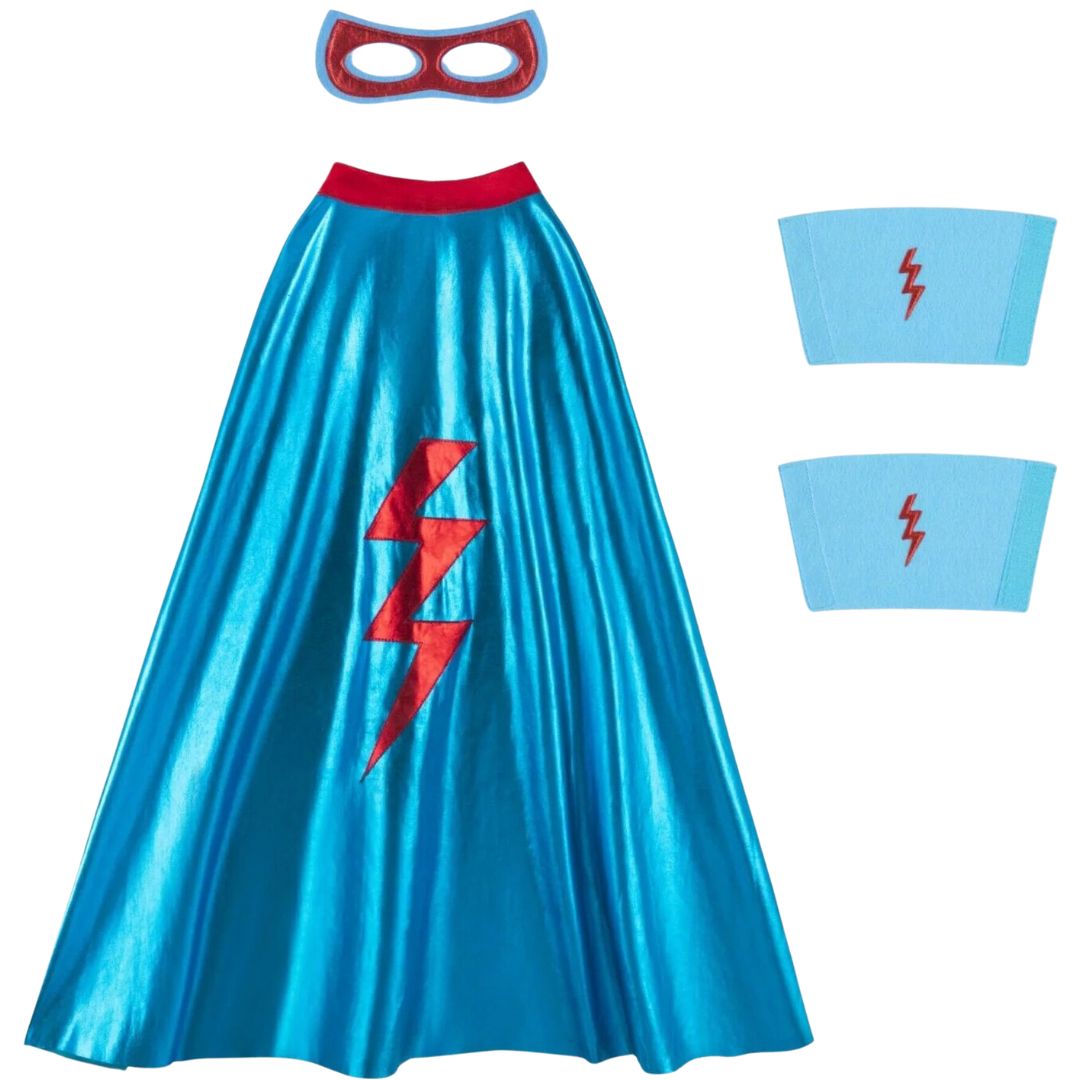 ratatam superhelden kostuum blauw - 4-10 jaar  | S068 | 0