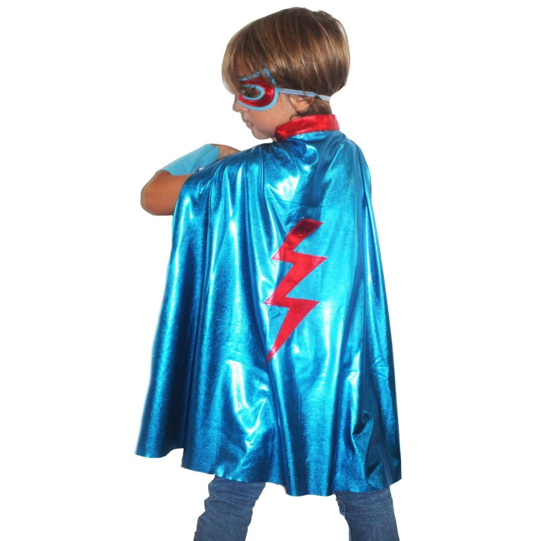 ratatam superhelden kostuum blauw - 4-10 jaar  | S068 | 2