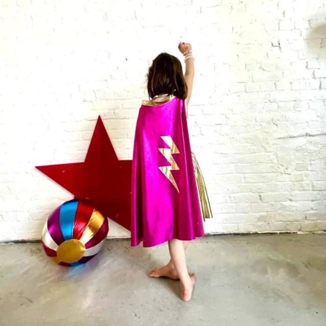 ratatam superhelden kostuum roze - 4-10 jaar | S070 | 1