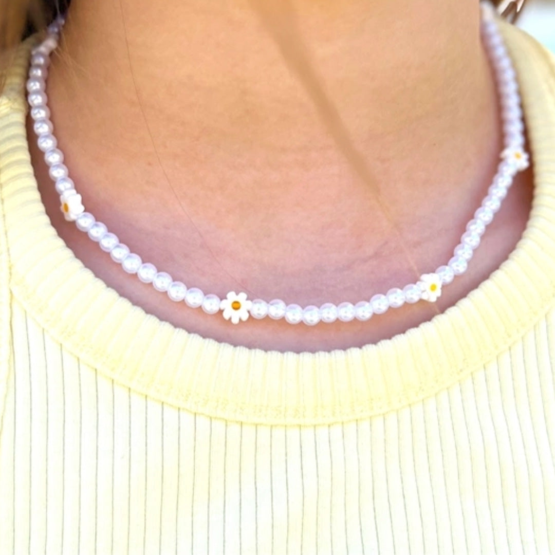 ratatam ketting met bloemen madelief | RATACO-DAI01 | 3