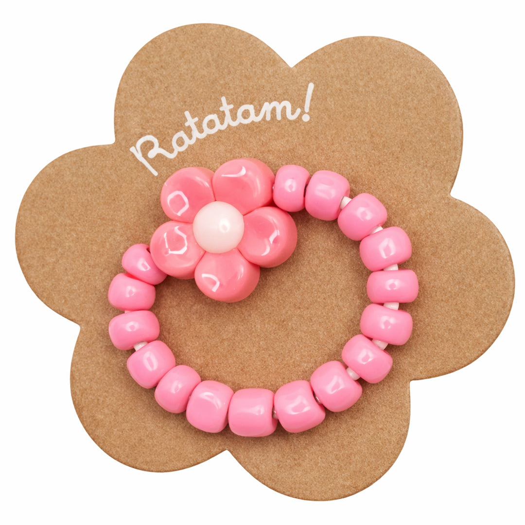 ratatam ring met bloem fuchsia | RATARG-FLO05 | 1