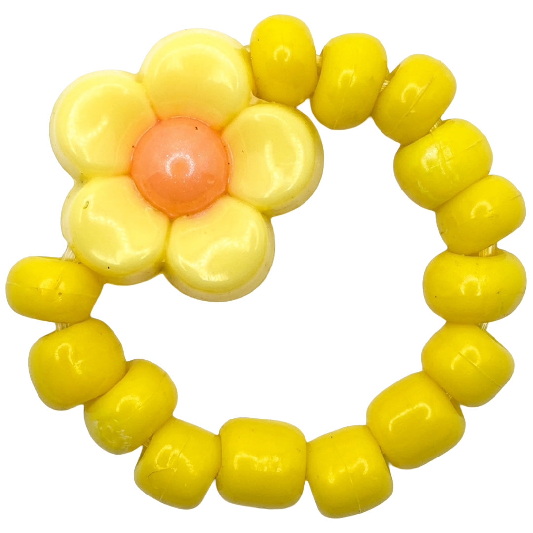 ratatam ring met bloem geel | RATARG-FLO01 |