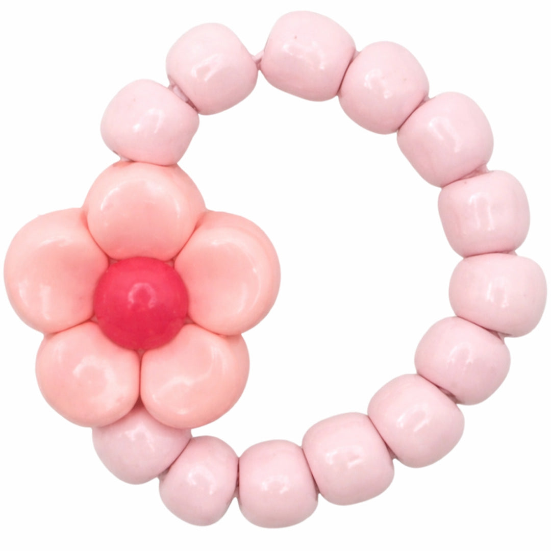 ratatam ring met bloem roze | RATARG-FLO04 |