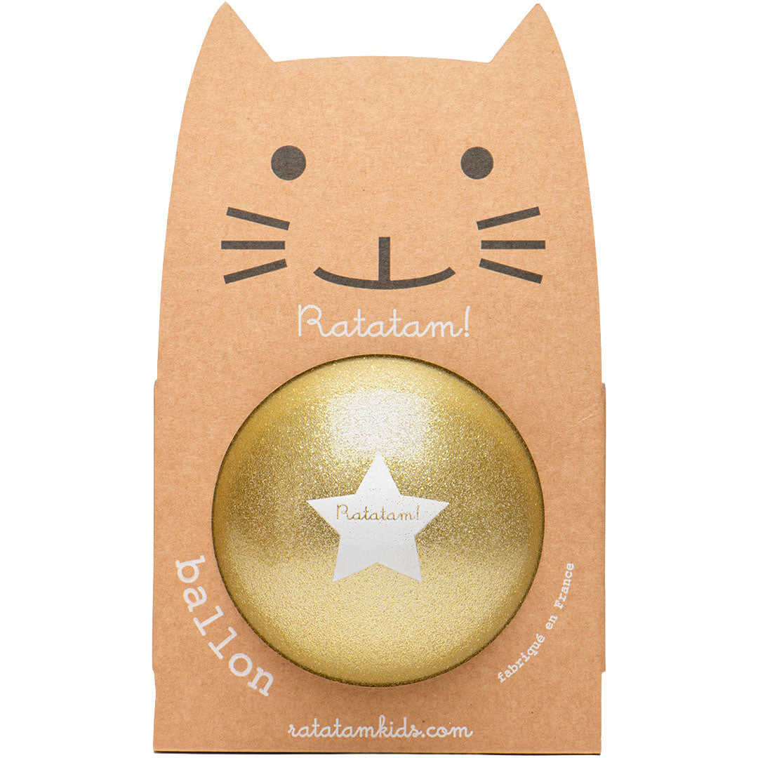 ratatam speelbal zomer kat - glitter gold | B006 |  2