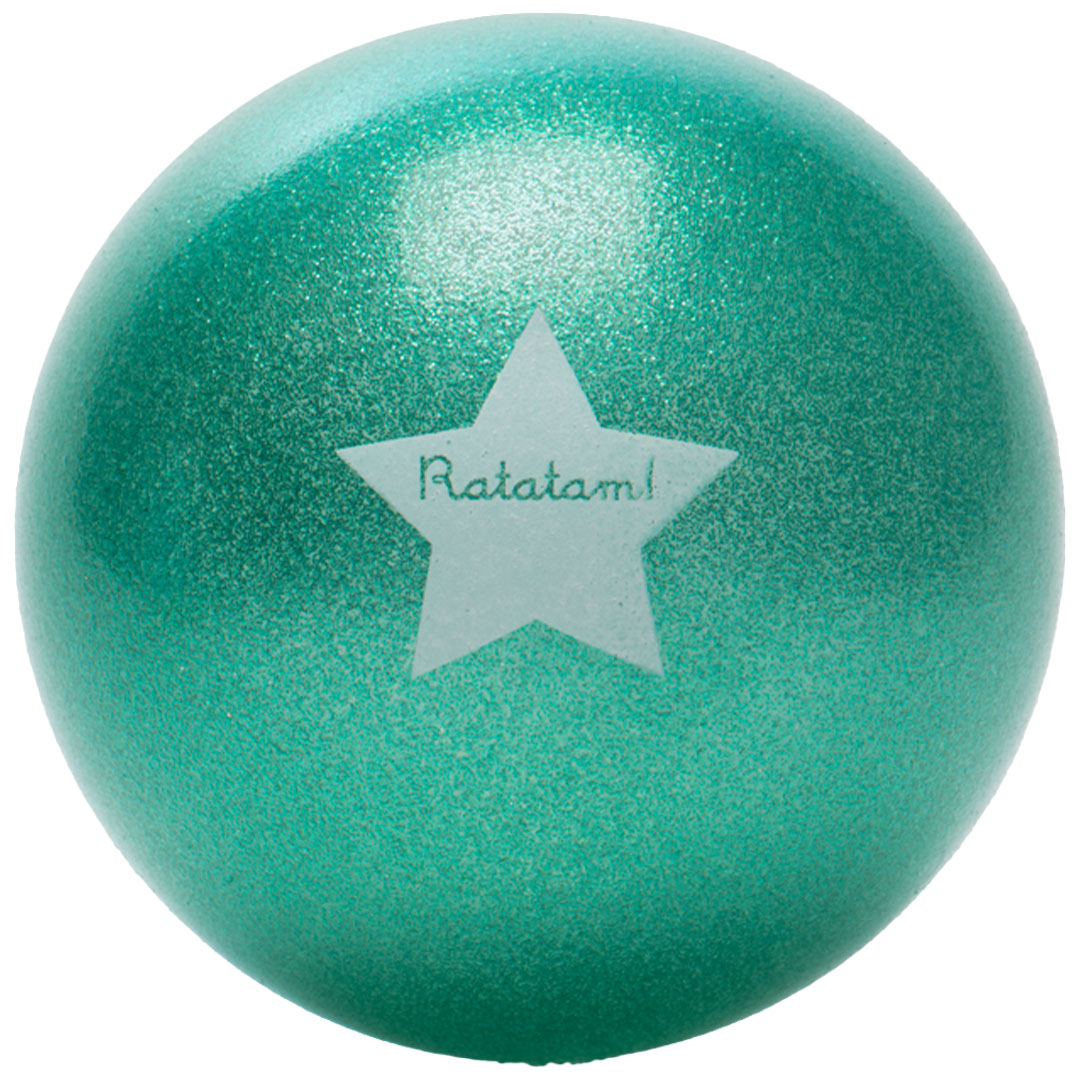 ratatam speelbal - glitter groen - Ø22 cm | B008 | 