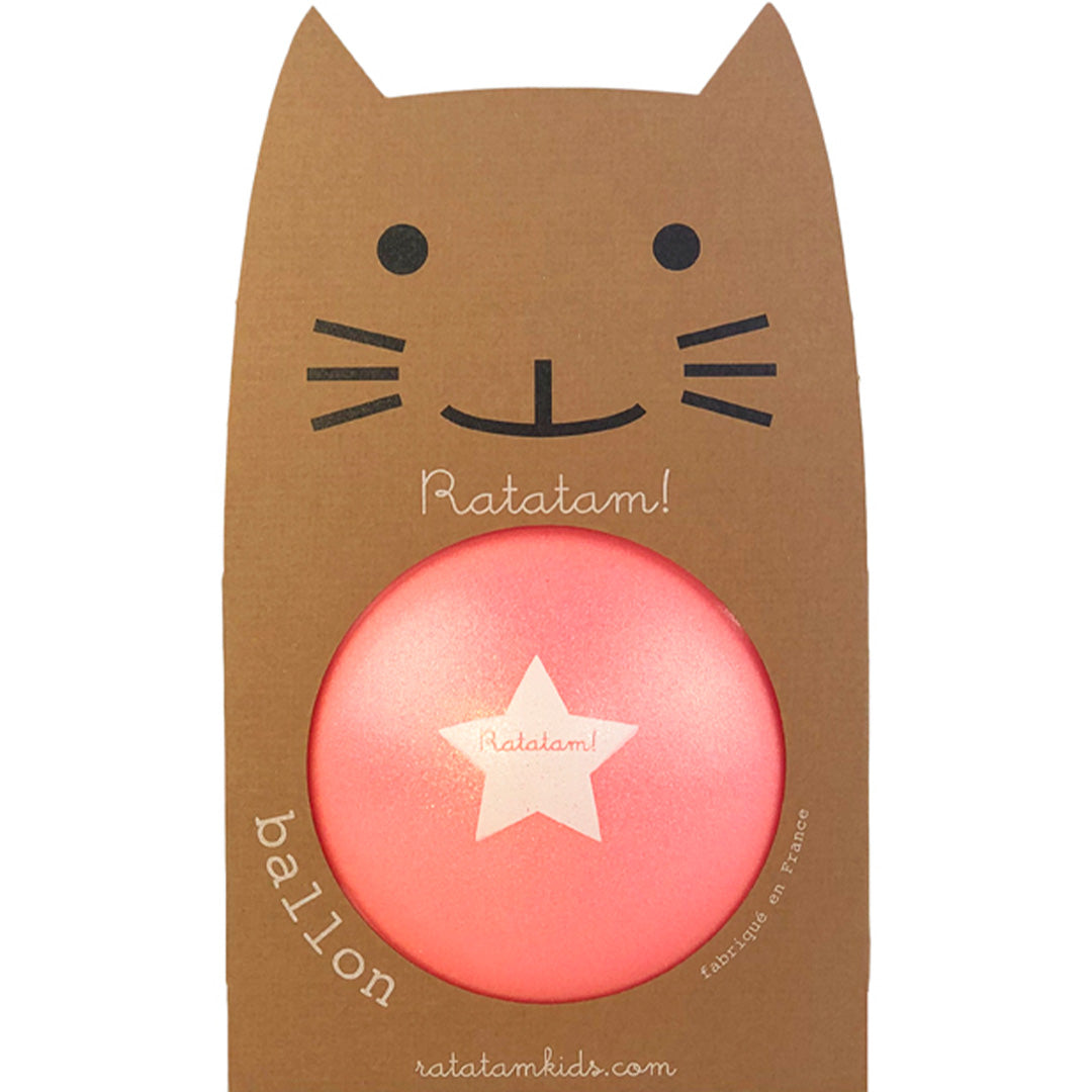 ratatam speelbal zomer kat - glitter roze | B030 |  2