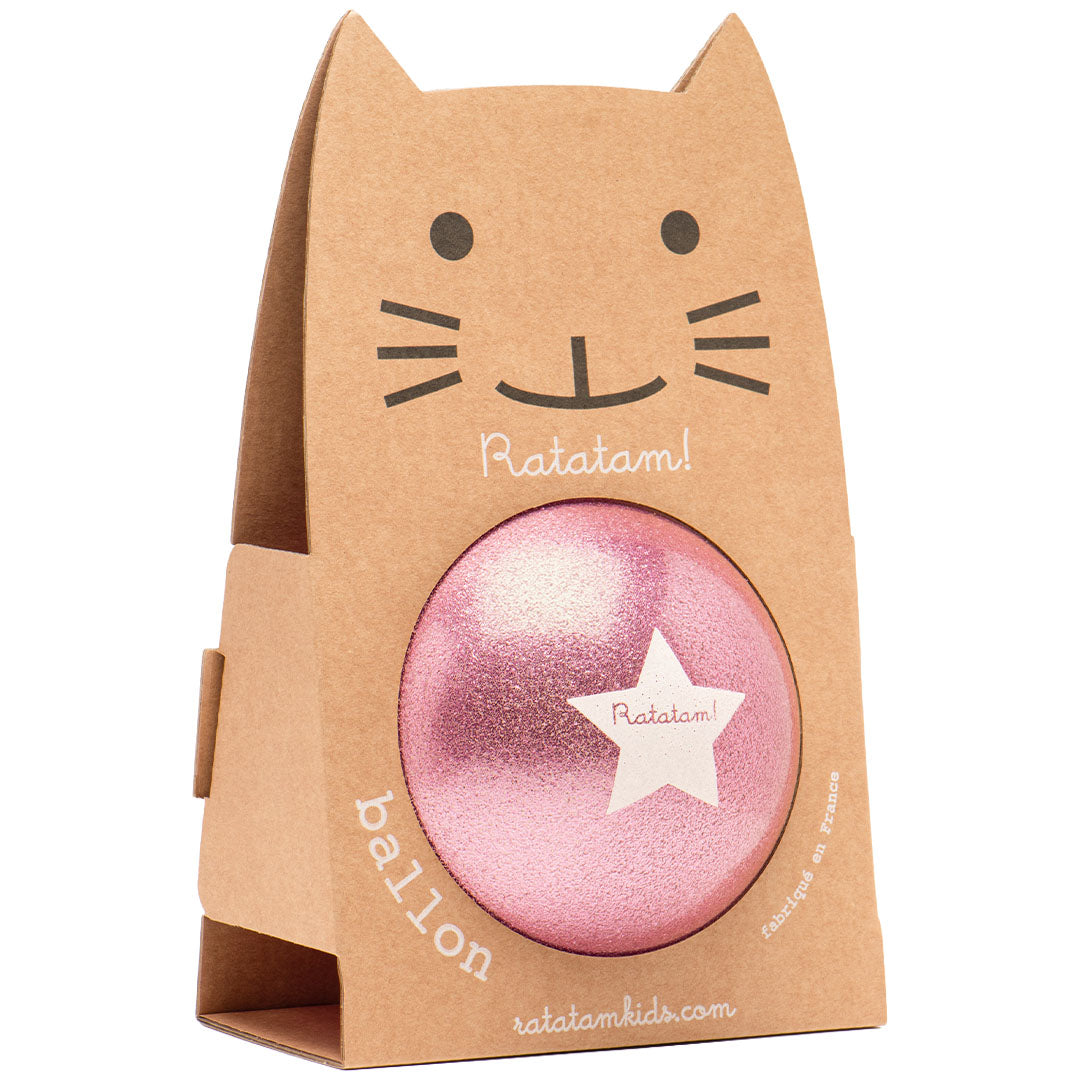 ratatam speelbal - glitter roze | B001 | 2