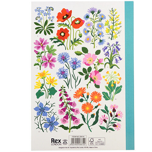 rex london A5 schrift wild flowers | 29414 | 2