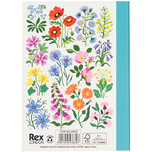 rex london A6 notitieboekje wild flowers | 29422 | 2