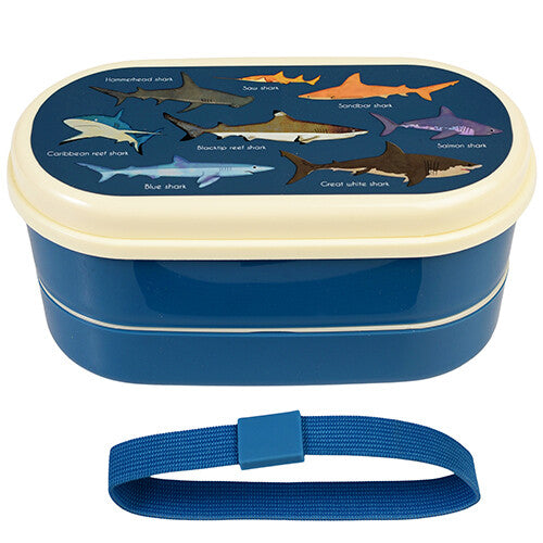 rex london bento box met bestek - sharks | 29482 | 1