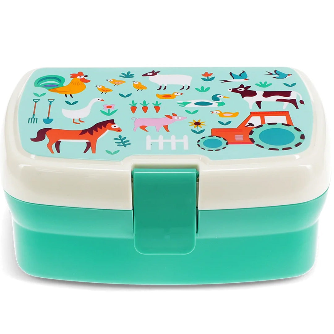 rex london broodtrommel met vakjesblad - farmyard | 31008 | 0