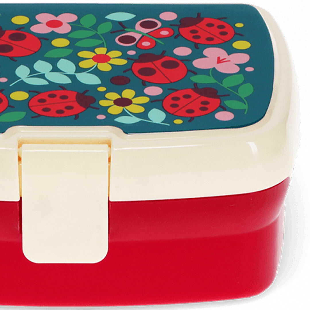 rex london broodtrommel met vakjesblad - ladybird | 30433 | 3