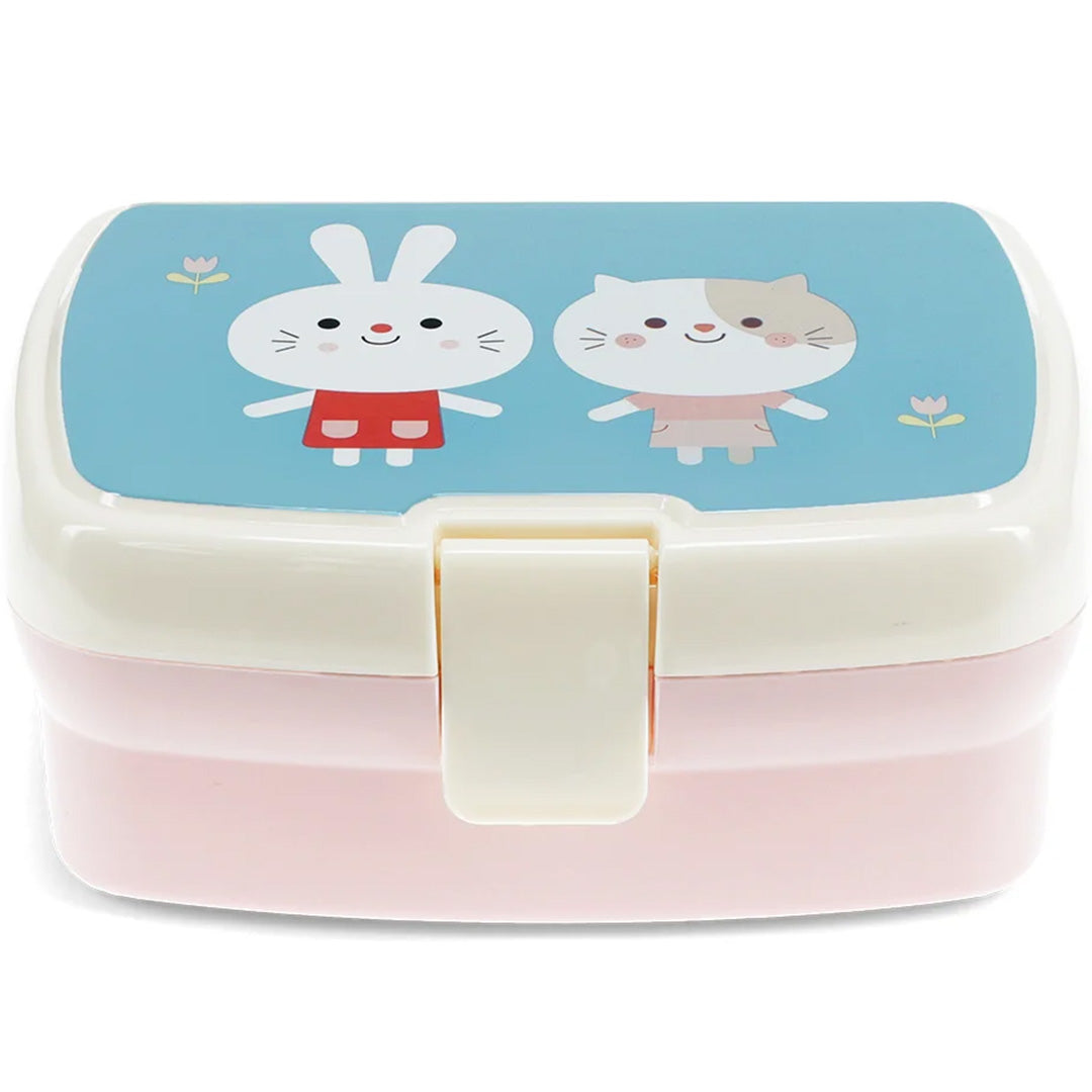 rex london broodtrommel met vakjesblad - lottie and friends | 31003 | 0