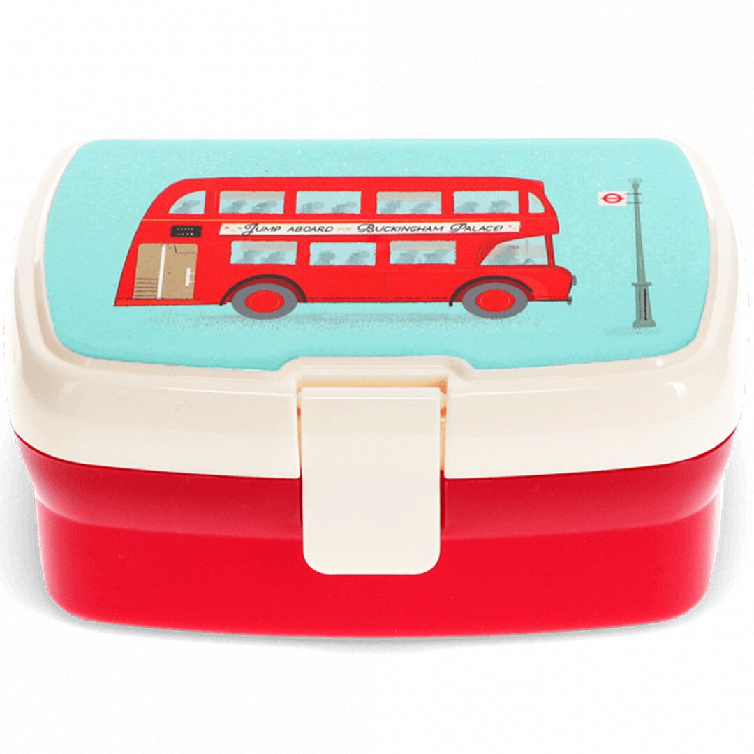 rex london broodtrommel met vakjesblad - tfl routemaster bus | 30396 | 0