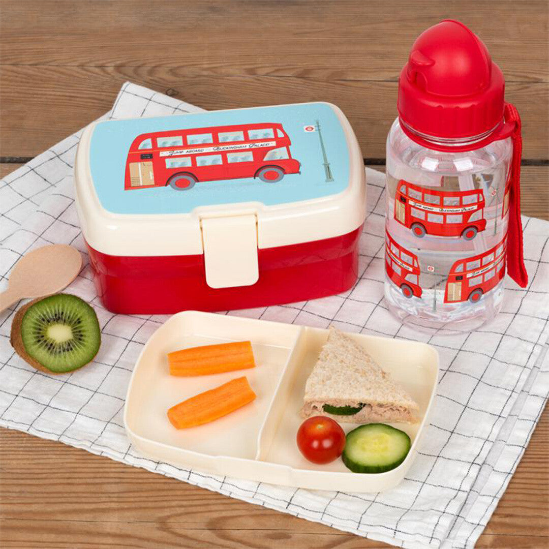 rex london broodtrommel met vakjesblad - tfl routemaster bus | 30396 | 2