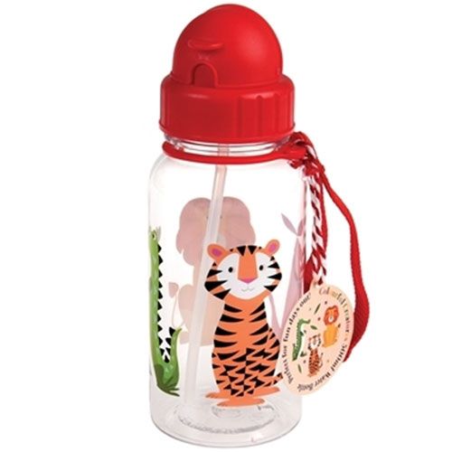 rex london drinkfles met rietje colourful creatures - 500ml | 27282 | 0