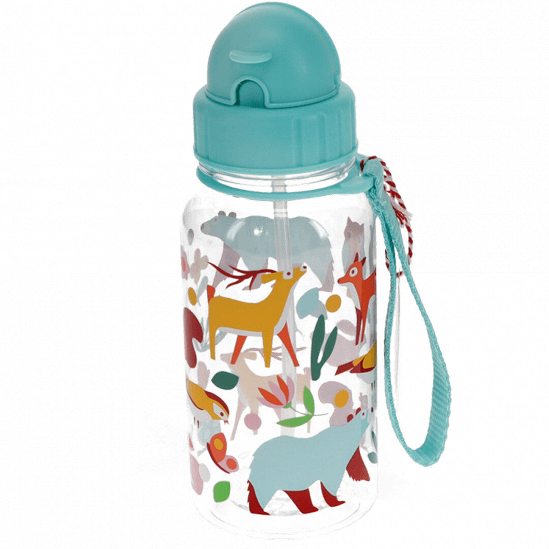 rex london drinkfles met rietje - woodland - 500 ml | 30439 | 0