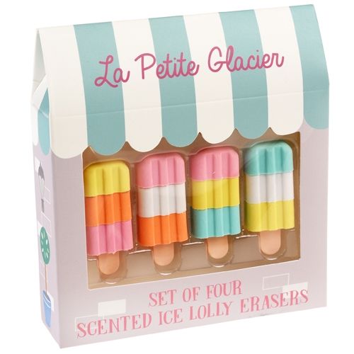 rex london geurgummetjes ijsjes - 4st | 29010 | 1