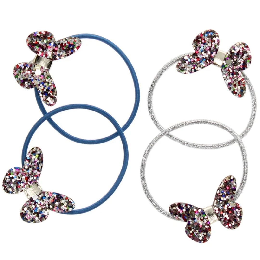rex london haarelastiekjes fairies in the garden - butterfly - 4st | 30291 | 1