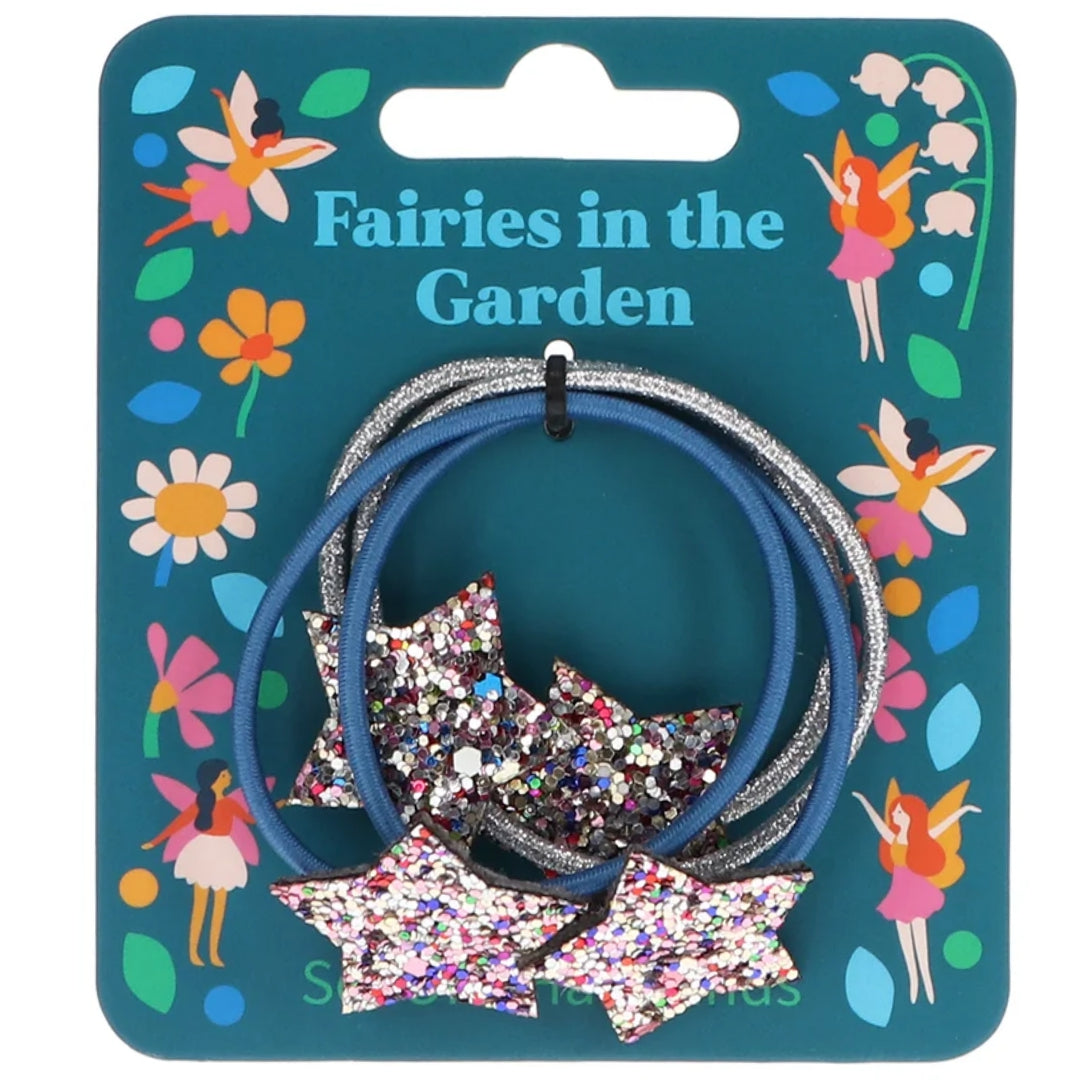 rex london haarelastiekjes fairies in the garden - star - 4st | 30290 | 0