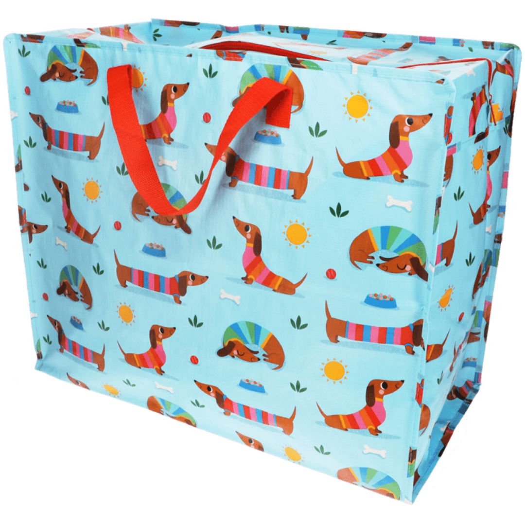 rex london jumbo opbergtas sausage dog blue | 30700 | 0