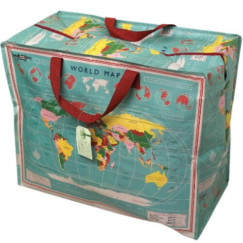 rex london jumbo opbergtas world map | 24486 | 0