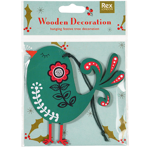 rex london kersthanger vogel - groen | 29917 | 2