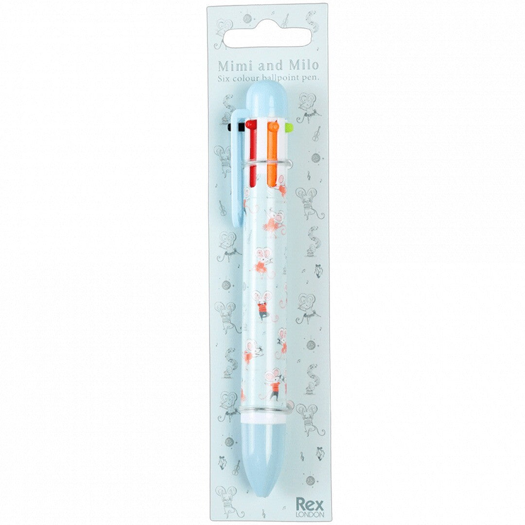 rex london kleurenpen 6-in-1 mimi and milo | 29758 | 2
