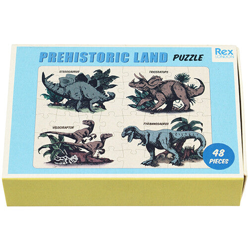 rex london mini puzzel prehistoric land - 48st | 29525 | 4