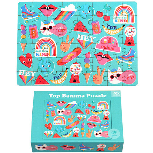 rex london mini puzzel top banana - 48st | 29526 | 0